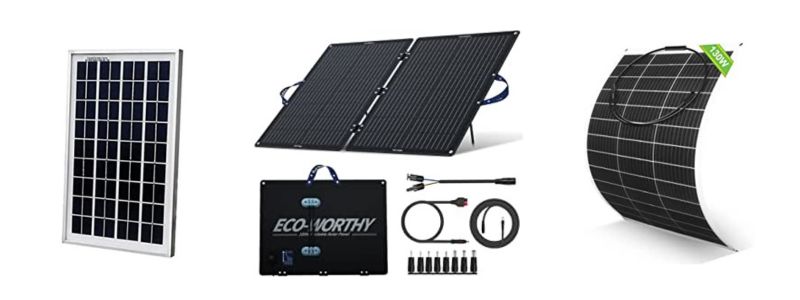 Ecoworthy mobiele zonnepanelen