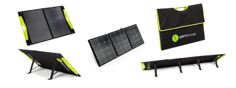 Wattstunde draagbare zonnepanelen